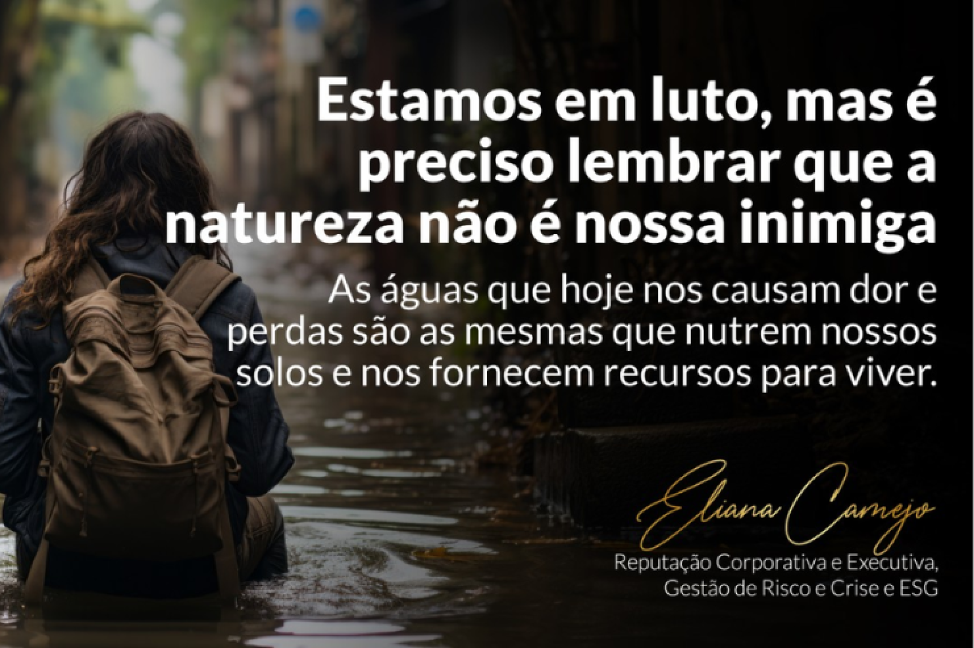 O LUTO QUE OS GAÚCHOS ESTÃO VIVENDO PREPARA PARA O PRÓXIMO ESTÁGIO, A RECONSTRUÇÃO. - Com mais de 20 anos de atuação no mercado da Comunicação e no atendimento a clientes de todo o país, a Camejo Estratégias em Comunicação põe a serviço de cada cliente a experiência, o conhecimento técnico, os relacionamentos e a credibilidade, além de muita ousadia para buscar os melhores resultados.  